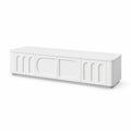 TV-Schrank aus MDF in Weiß 200x40x45 cm